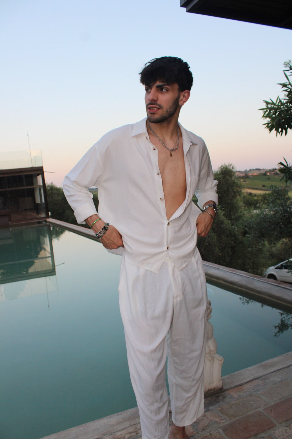 Completo "Aura Riviera" in Lino