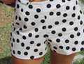 Shorts Pois Retro Chic